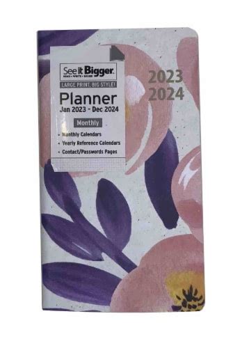 bigger  month pocket planner  planahead  ct