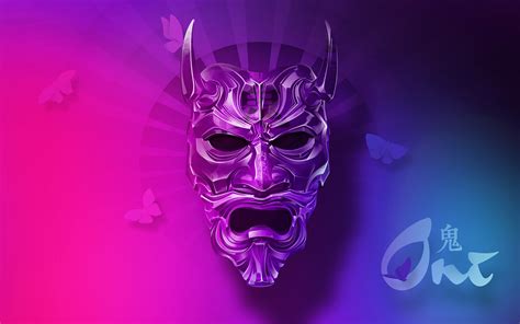 oni mask  wallpapers hd wallpapers