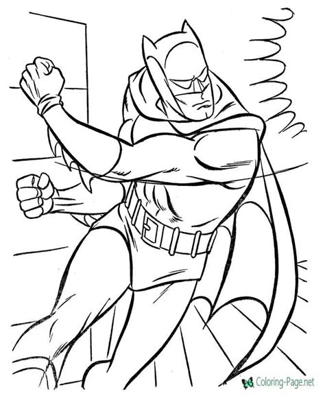 super hero coloring page good guy wins