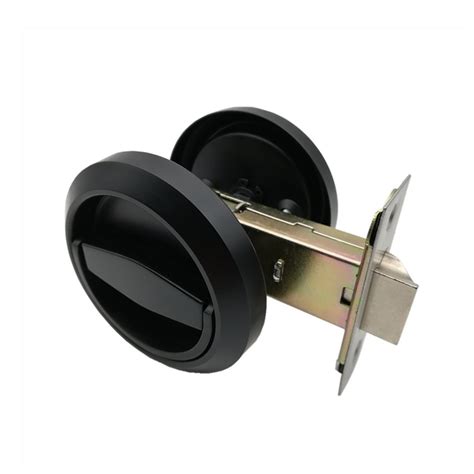 unidecor black  passage  profile door lock bedroom privacy pocket door latchno