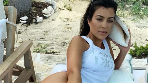 Kourtney Kardashian Causes A Stir With Pantless Selfie