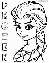 Frozen Coloring Pages Cartoon sketch template