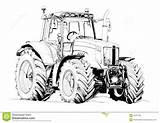 Drawing Tractor Outline Illustration Agricultural Pencil Drawings Paintingvalley Diesel Preview sketch template