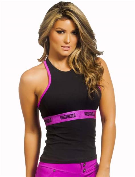 Protokolo 064 Tank Top Women Activewear Exercise Clothing Gym Wear