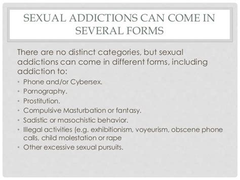 what is sexual addiction