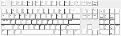 full size printable keyboard template