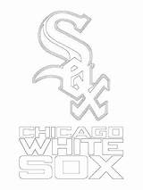 Coloring Sox Chicago Pages Logo Baseball Mlb Printable Cubs Drawing Royals Red Jackie Robinson Boston Sport Kansas City Color Texans sketch template