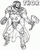 Thor Marvel Avenger Olphreunion sketch template