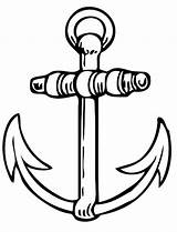 Coloring Anchor Anchors Getdrawings sketch template