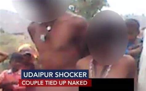 Rajasthan Couple Paraded Naked Tied Up For Having Affair