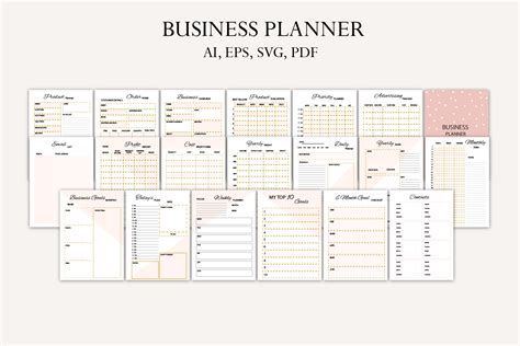 business planner graphic  igraphic studio creative fabrica