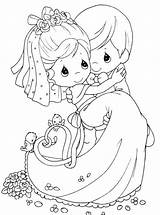 Coloring Pages Precious Moments Wedding Colouring Wife Husband Adult Married Printable Kids Cartoon Template Choose Board Sheets sketch template