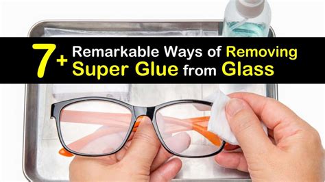 clean  super glue  glass allen lairieve