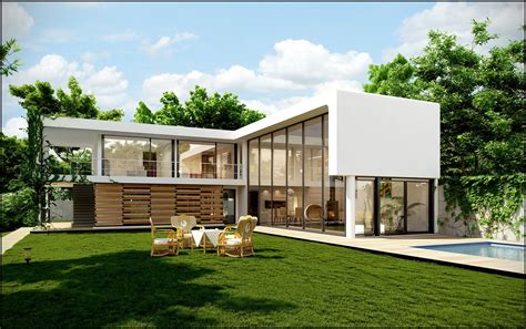 small modern house contemporary house plans  shaped house plans villa design