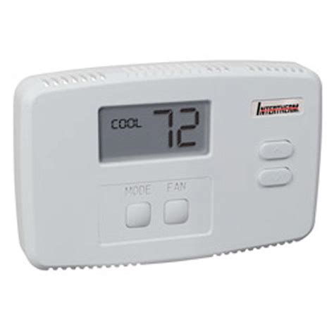 intertherm wall thermostat heat   white   home depot