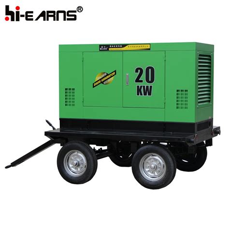 kw kva portable diesel generator  travel trailer