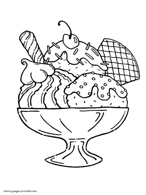 printable ice cream coloring pages  kids  printable ice
