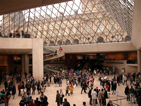 louvre pyramid interior louvre museum paris