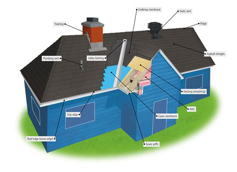 identifying  parts   roof  understanding  functions