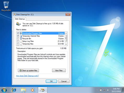 disk cleanup guide  windows xp vista