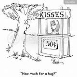 Kissing Booth Cartoon Cartoonstock Tree Funny Cartoons Comics Hug sketch template