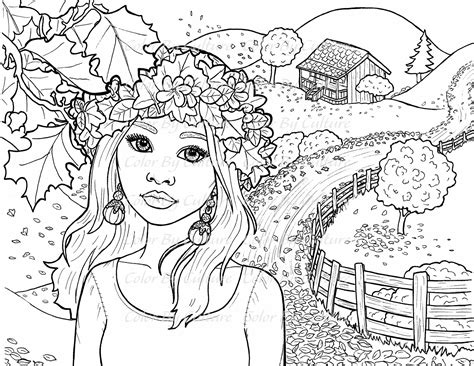 lady coloring pages