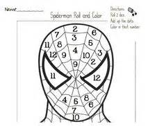 spiderman superhero worksheets images educational activities