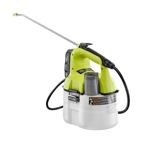 Ryobi One 18 Volt Lithium Ion Cordless Chemical Sprayer With Battery