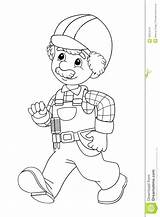 Worker Coloring Construction Pages Workers Printable Getcolorings Sheets Color sketch template