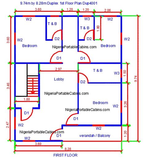 duplex house plans nigeria  duplex floor plans