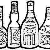 Botellas Pueda Deseo Aporta Aprender Utililidad sketch template