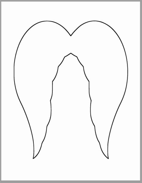 angel wing templates unique angel wings pattern   printable