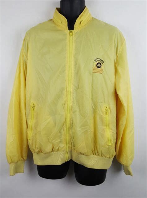 vintage la mode whisky zipper hoodie jacket cutty sark scots medium yellow ebay