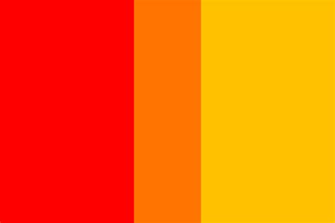 orange yellow  red color palette