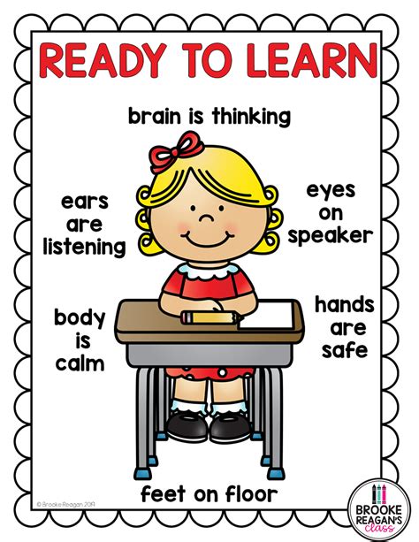 Free Classroom Poster {behavior Expectations} Classroom Posters Free