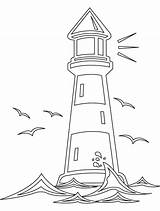Lighthouse Coloring Light House Pages Outline Clipart Printable Kids Lesson Coloriage Sheets Worksheets Colouring Drawing Bestcoloringpages Lighthouses Beach Visit Phare sketch template
