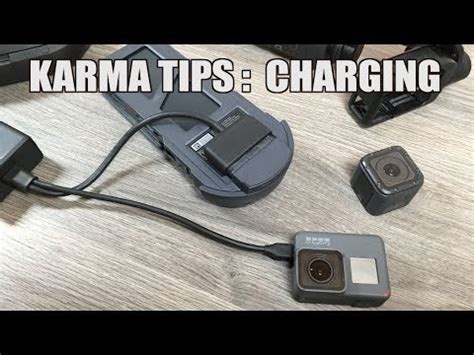 gopro karma tips battery doubles   power bank youtube