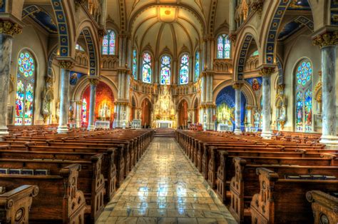hdr interior religious cathedral  ultra hd wallpaper