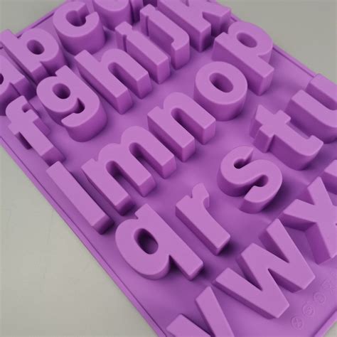 capital letter lowercase number alphabet silicone mold etsy