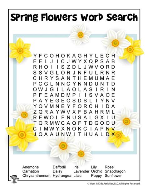 spring word puzzles  kids woo jr kids activities childrens
