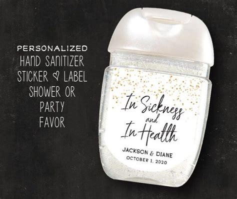 buy hand sanitizer favors  bulk  weddings emmalinebride wedding gift tags