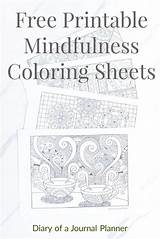 Mindfulness Colouring Sheets Printable Coloring Pages Pdf Kids Printables Easy Adult Book Books Choose Board sketch template