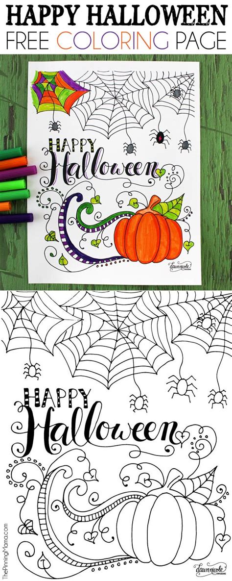 popular teaching resources happy halloween coloring page