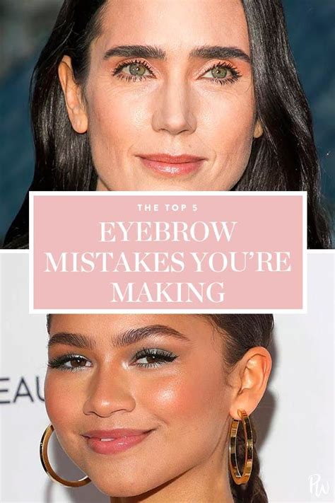 the 5 eyebrow mistakes everyone makes according to a brow expert