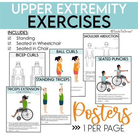 upper extremity strengthening exercises range  motionstretches