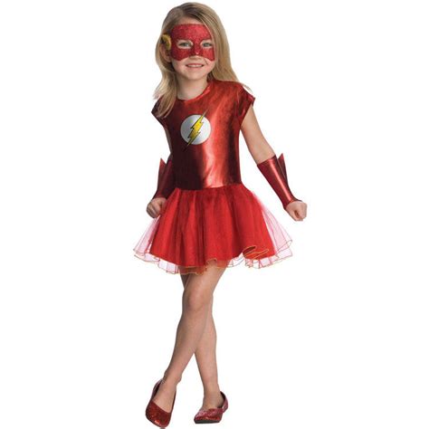 Girls The Flash Superhero Cosplay Costumes Fantasia