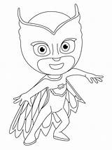 Pj Masks Coloring Pages Printables Template Character sketch template