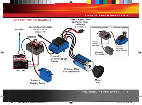 system wiring diagram traxxas  velineon  user manual page
