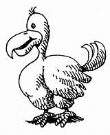 Bird Dodo Coloring Pages Netart Sketch Getdrawings Drawing sketch template
