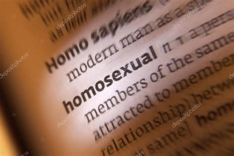 homosexual dictionary definition stock editorial photo